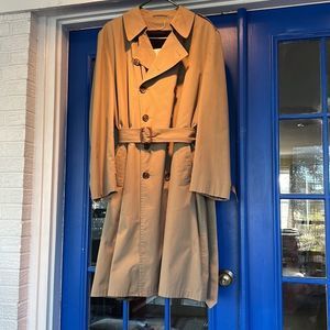 London Fog Trench Coat Mens Size 42 Regular